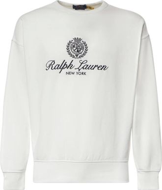 Polo Ralph Lauren Felpa RL Fleece Vestibilit&agrave; Rilassata - - Sweatshirts & Hoodies - Uomo - Bianco - XL