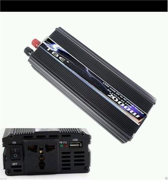 Trade Shop Trade Shop - Adaptador De Alimentaci&oacute;n Convertidor Dc 12v A Ac 110/220v 2000w Coche Usb