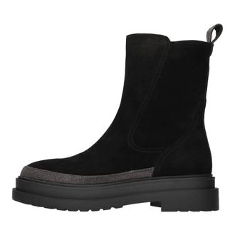 De Siena shoes Schoenen, Dames, Zwart, 40 EU, Su&egrave;de, Su&egrave;de Enkellaarsjes