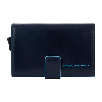 Piquadro Wallets & Cardholders, male, Blue, Size: ONE SIZE Wallets & Cardholders