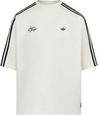 adidas T-Shirt Asia Sizing Off White LD3868