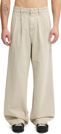 Cotton On Mens Super Baggy Pleated Pant in Stone at Nordstrom, Size 34