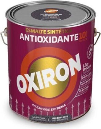 Titan Esmalte Antioxidante Oxiron Liso Brillo 4 L Gris Metalizado - F2c455004/5809072