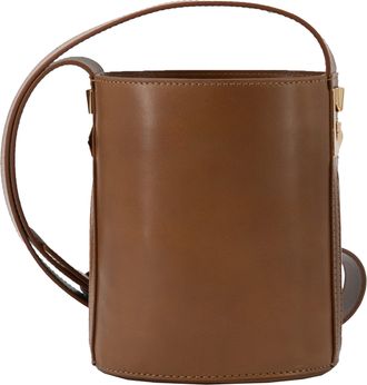 Gherardini Lisa Small Structured Brown Bucket Bag