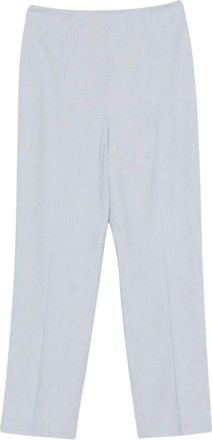 Alberta Ferretti Straight-leg Jeans - Dames - Straight fit broeken - Blauw - S - Katoen - Broeken