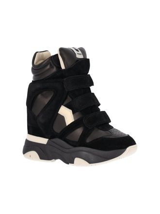 Isabel Marant Womens Sneakers Black Cowhide Leather