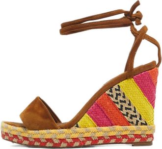 Aquazzura Sandali Baru con zeppa - Marrone