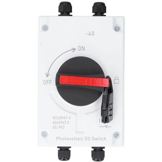 OEM Caja Combinada Solar Con Interruptor De Cc Fotovoltaico De 1000 V Y 32 A Con Conector Solar Para Sistema De Energ&iacute;a Solar