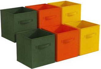 Sorbus 6 Pack 11In Foldable Storage Cubes