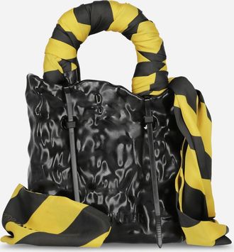 Ottolinger Under Construction Signature Ceramic Bag Black / Yellow