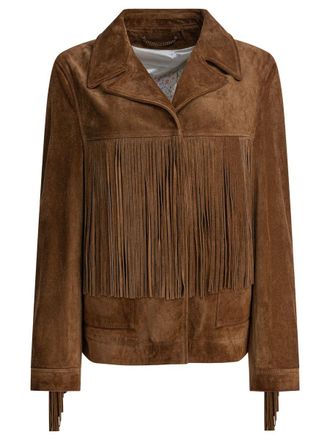 Golden Goose Fringed Leather Jacket