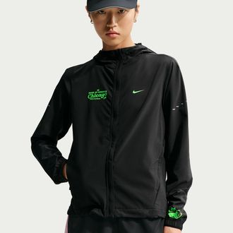 Nike Womens Swift Repel Packable Running Jacket in Black | IO8758-010