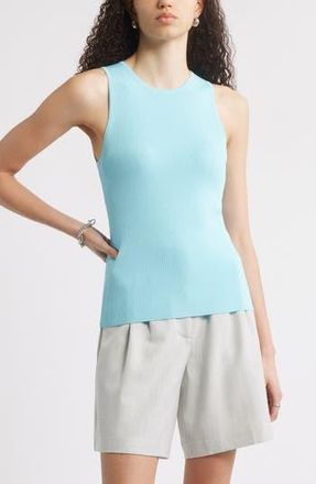 Nordstrom Rib Cutaway Tank in Blue Atomizer at Nordstrom Rack, Size Xx-Large
