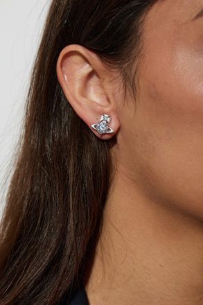 Vivienne Westwood Brass Earrings Millie, Womens, Silver