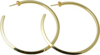 The M Jewelers NY The Essential Large Hoop Earrings in Gold at Nordstrom
