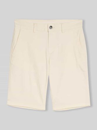 Tom Tailor Regular Fit Bermuda aus reiner Baumwolle in Offwhite Melange, Gr&ouml;&szlig;e 31