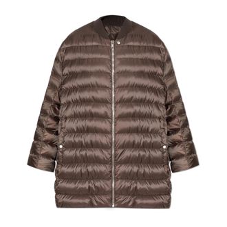 Rick Owens Down Jackets, unisex, Brown, Size: L Flight Parka