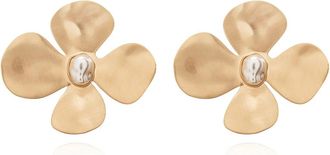 Cult Gaia Lucky Clip-On Oorbellen - Dames - Oorbellen - Geel - ONE Size - Accessoires
