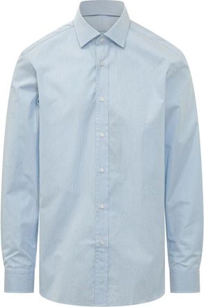 HUGO BOSS H-David Spread DB - Heren - Casual Overhemden - Blauw - 2XL - Katoen - Overhemden