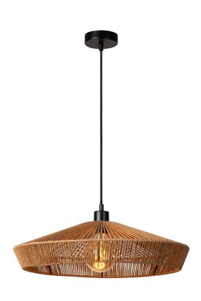 Lucide YUNKAI Dimmable Stylish Adjustable Height Indoor Pendant Light 1xE27 in Brown