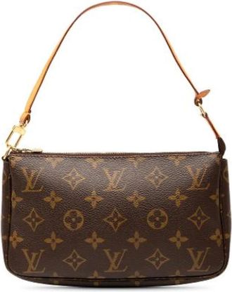 Louis Vuitton Pre-owned Shoulder Bags, female, Brown, Size: ONE SIZE Pre-owned Vintage Shoulder Bag