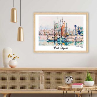 Dmora Cuadro Mihari, Estructura En Tela, Madera Noble, Estructura Madera Noble, 35x45h Cm Multicolor
