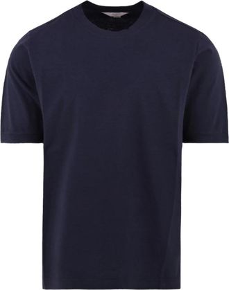 Malo T-shirt met korte mouwen - Heren - T-shirts - Blauw - XL - Katoen - Tops