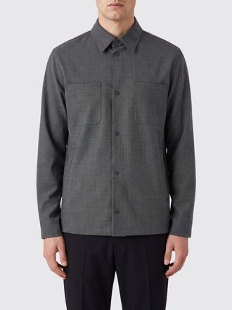 Herno Giacca a camicia in misto lana con tasche a toppa