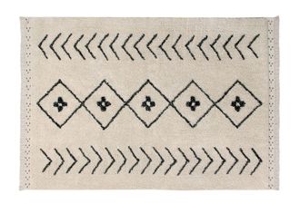 Lorena Canals Alfombra de algod&oacute;n multicolor 170 x 120 cm