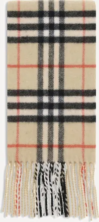 Burberry Sciarpa sottile in cashmere Check Man UNI