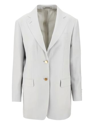 Tagliatore linen blazer - Grey