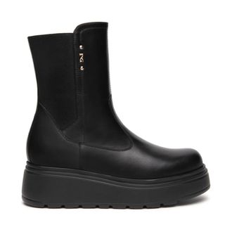 Nero Giardini Ankle Boots, female, Black, Size: 8 US Wedge Ankle Boots