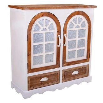 Wanderlust Deco Wanderlust Deco - Aparador De Madera Blanco 90x35x90