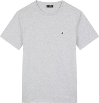 Dondup T-shirt met ronde hals - Heren - T-shirts - Grijs - XL - Tops