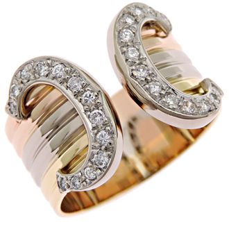 Cartier Yellow Gold (18K) Pink Gold (18K) White Gold (18K) Band Ring (Pre-Owned)