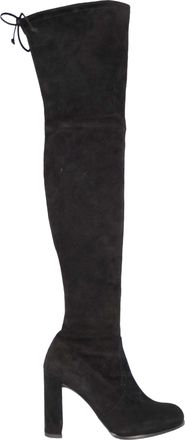 Stuart Weitzman Pre-owned Womens Over-the-knee Suede Boots - 10s - Black - Size EU 38