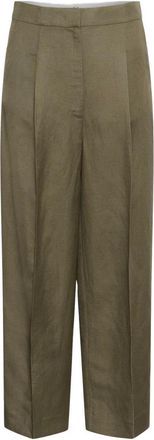 Soaked In Luxury Ragna Nanine Barrel Pants - Trousers - Mujer - Verde - XS