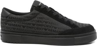 Emporio Armani Black Logo Sneakers