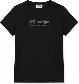Freddy T-shirt manica corta Make it Happen con perline