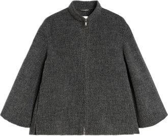 Jil Sander Giacca con colletto rialzato - Grigio