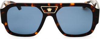 Versace 0VE4508U55372V Tortoiseshell Acetate Sunglasses - Brown