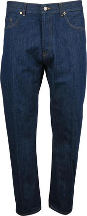 Dondup Blue Unique Edition Regular Fit Cotton Jeans