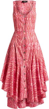 Etro Mouwloze jurk met patroon - Roze