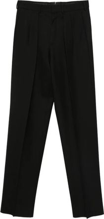 Tom Ford High Twist Broken Twill Double Pleat Trousers