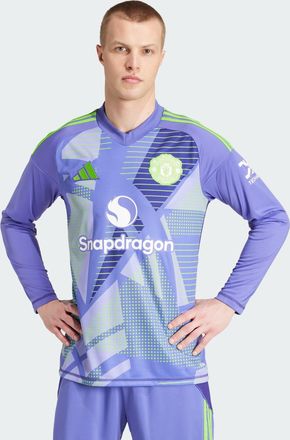 adidas adidas Performance Mens Manchester United 24/25 Long Sleeve Goalkeeper Jersey - Purple - Size X-Large