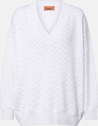 Missoni Pullover a zig-zag in misto cotone