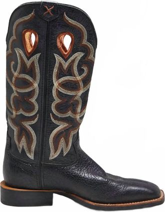 Twisted X Boots Mens Leather Western Boots In Black