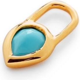 Monica Vinader Teardrop Turquoise Earrings Charm in Gp at Nordstrom Rack