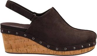 Corkys Footwear Womens Make Em Blush Wedge Sandal In Chocolate