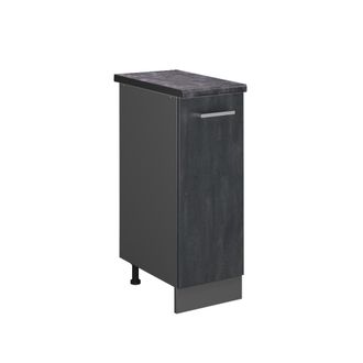Vicco Armario De Farmacia R-line, Hormig&oacute;n Negro, 30 Cm Et Antracita